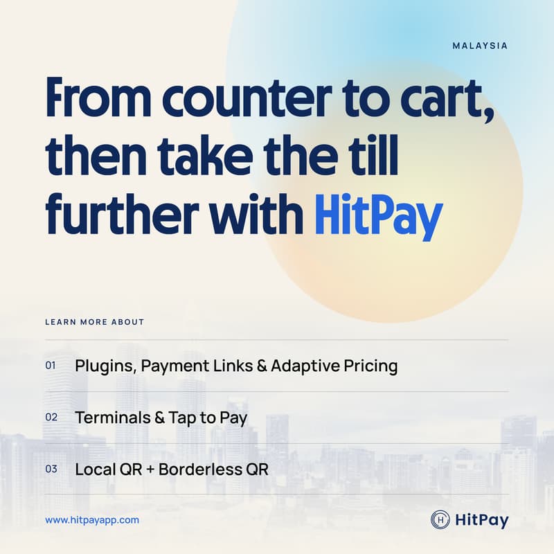 Cover Image for From counter to cart — then take the till further with HitPay (Malaysia Webinar)
