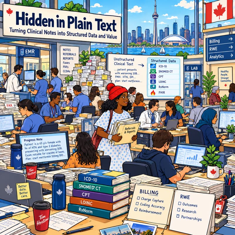 Cover Image for Hidden in Plain Text: Turning Clinical Notes into Structured Data and Value