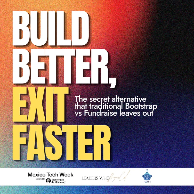 Cover Image for BUILD BETTER, EXIT FASTER 🚀 The secret alternative that traditional Bootstrap vs Fundraise leaves out