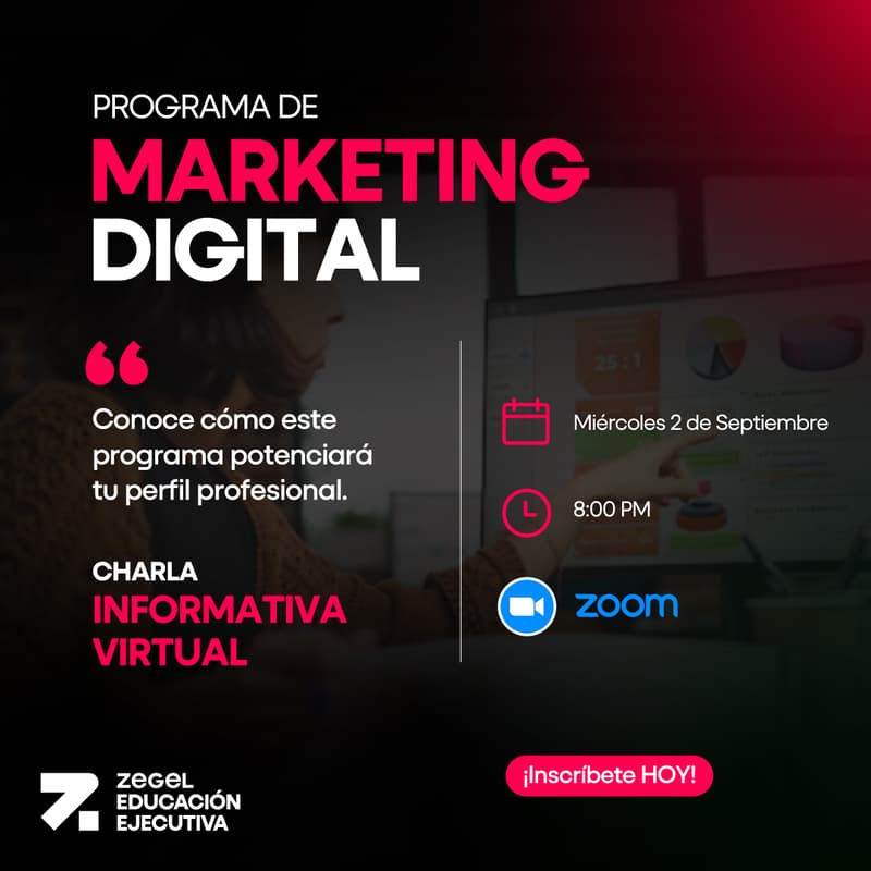 Cover Image for CHARLA INFORMATIVA: PROGRAMA DE MARKETING DIGITAL
