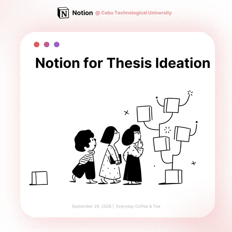 Cover Image for Notion for Thesis Ideation