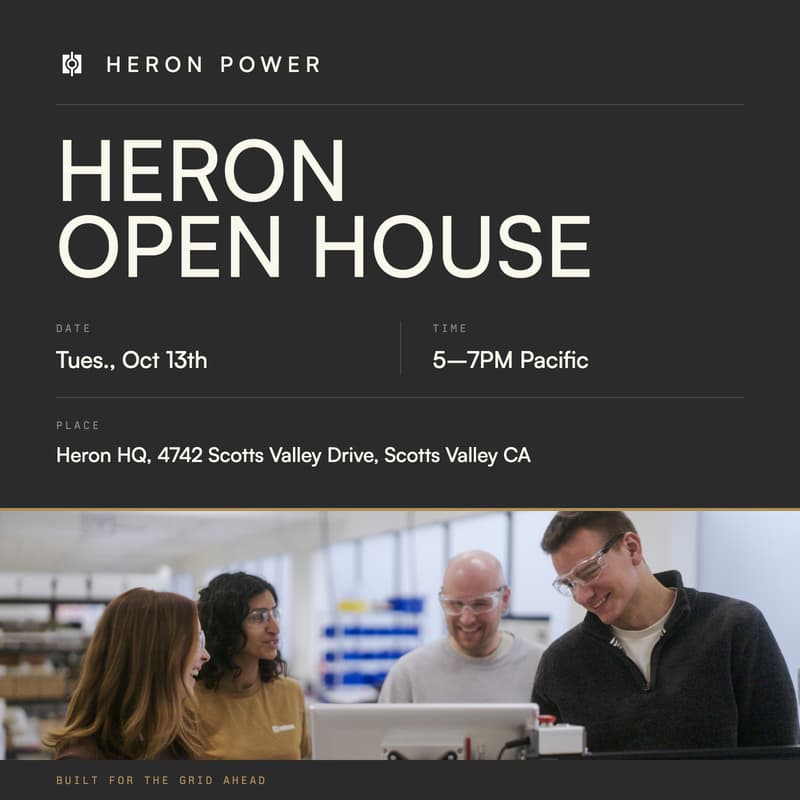 Cover Image for Heron Open House