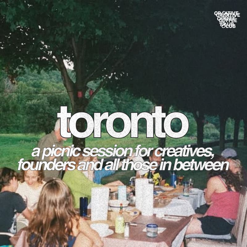 Cover Image for sundays: a picnic for toronto's creatives and founders