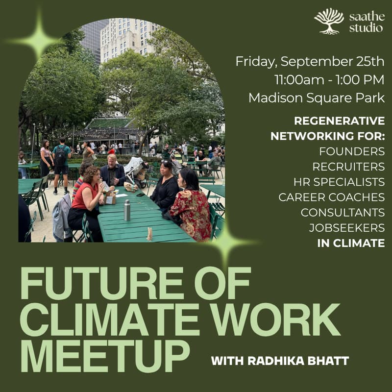 Cover Image for Future of Climate Work Meetup