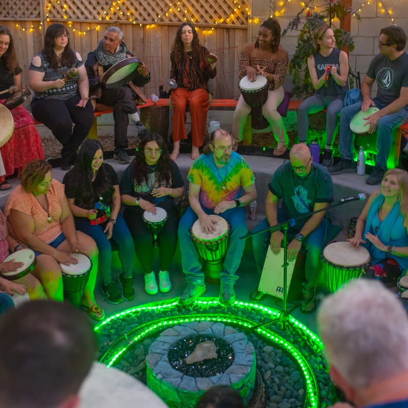 Cover Image for Full Moon Drum Circle