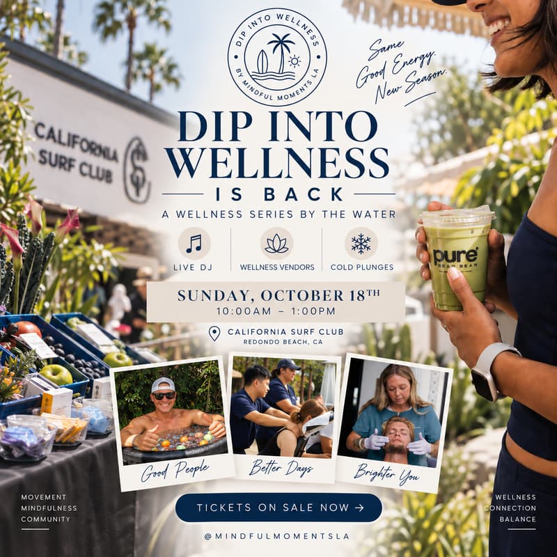 Cover Image for DIP INTO WELLNESS - The Ultimate Wellness Day Party