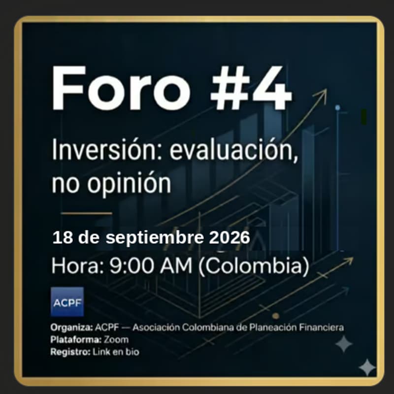 Cover Image for Foro #4 — Inversión: evaluación, no opinión