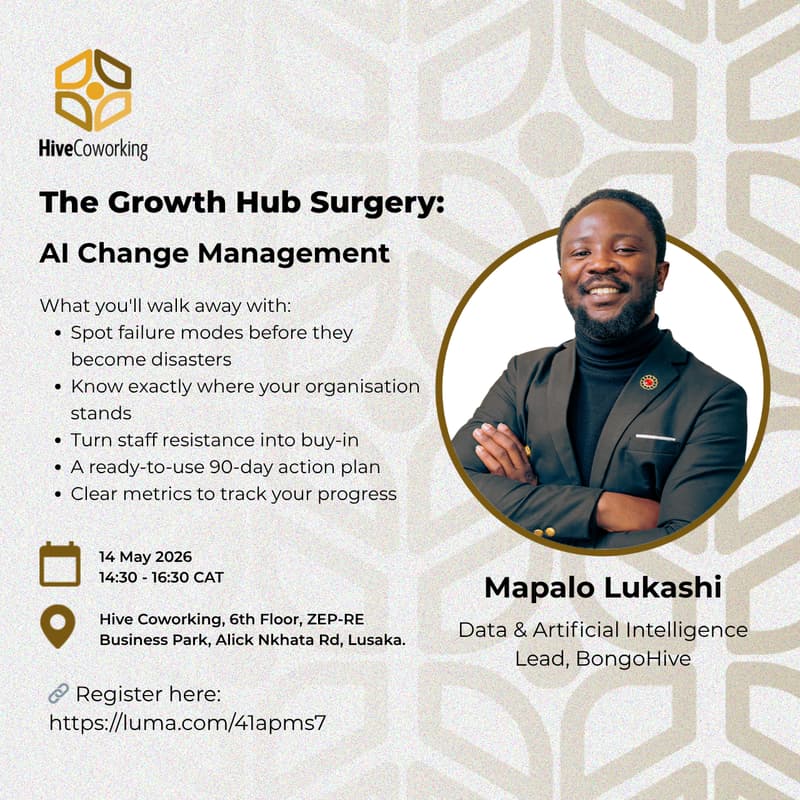 Cover Image for The Growth Hub Surgery with Mapalo Lukashi