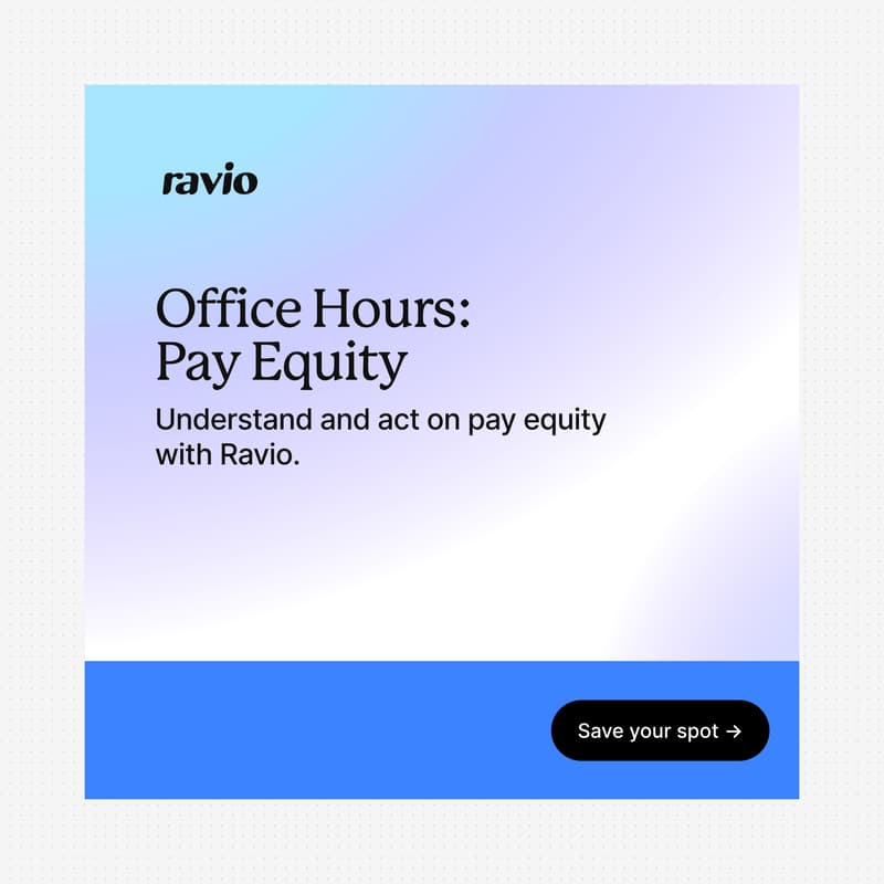 Cover Image for Ravio Office Hours: Pay Equity