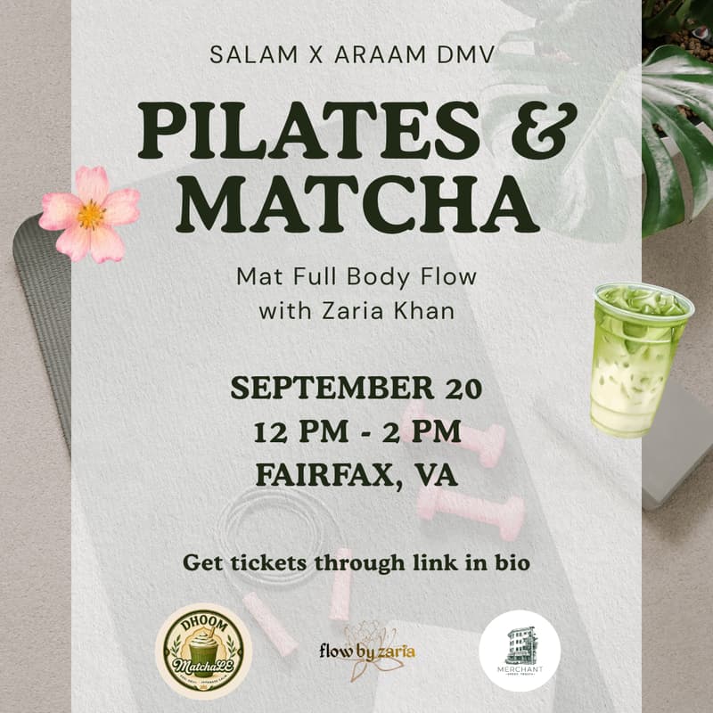 Cover Image for Salam x Araam DMV Presents: Pilates Social