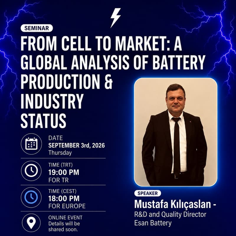 Cover Image for From Cell to Market: A Global Analysis of Battery Production and Industry Status
