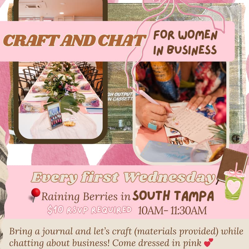 Cover Image for Craft and Chat For Women In Business