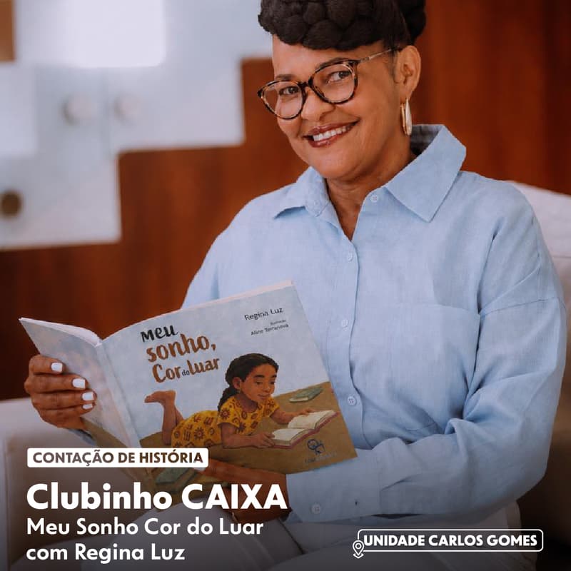 Cover Image for Clubinho CAIXA: Meu Sonho Cor do Luar - Com Regina Luz