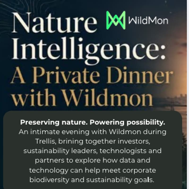 Cover Image for Nature Intelligence: Dinner hosted by Wildmon