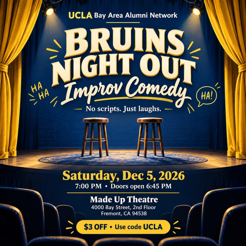 Cover Image for Bruins Night Out: Improv Comedy at Made Up Theatre