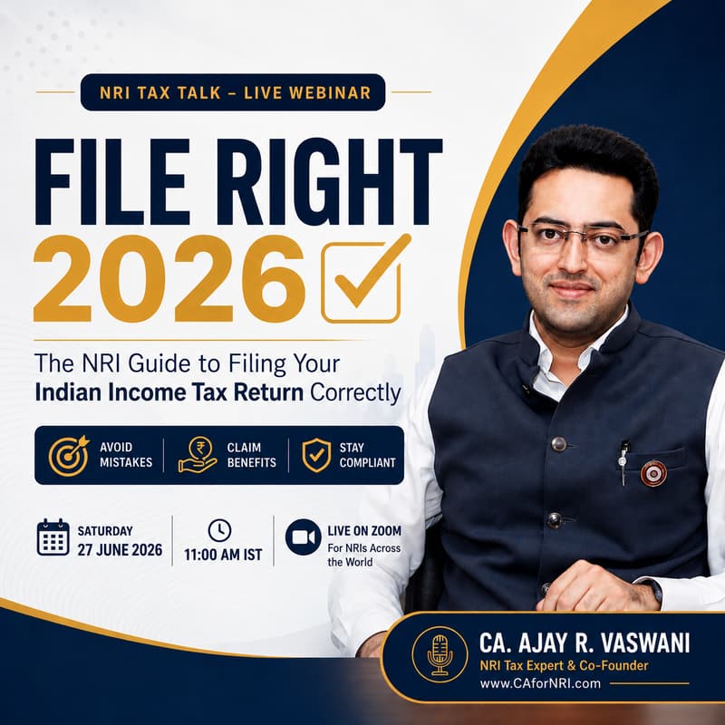 Cover Image for FILE RIGHT ITR: The NRI Guide to Filing Your Indian Income Tax Return Correctly