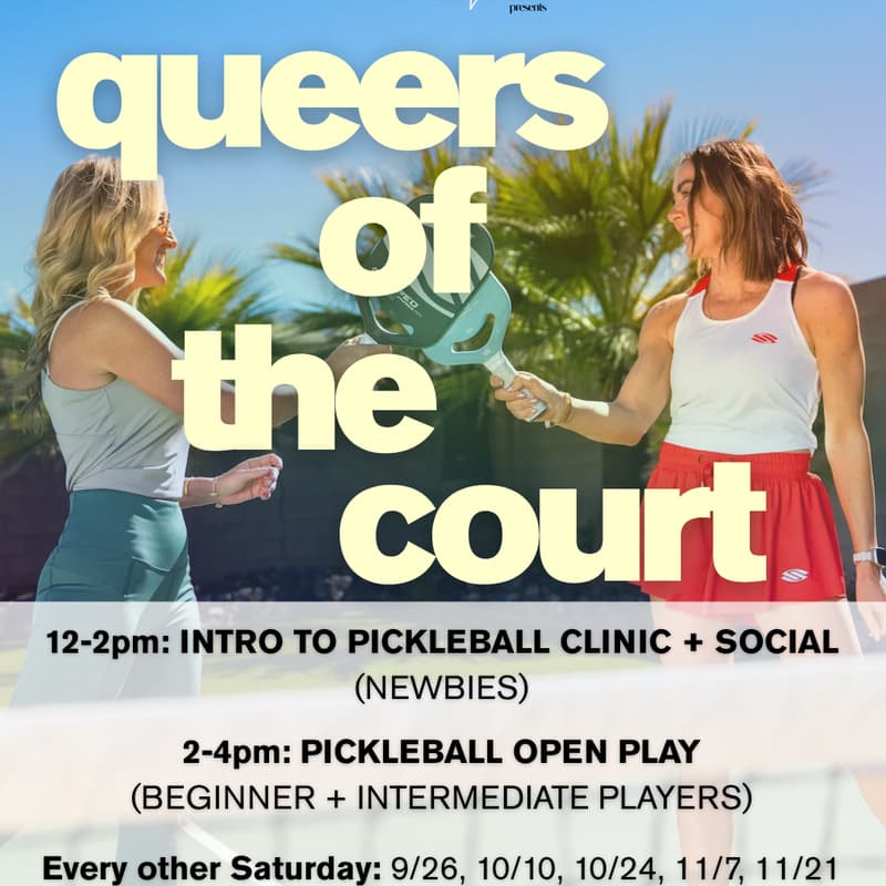 Cover Image for Queers of the Court - Pickleball Open Play
