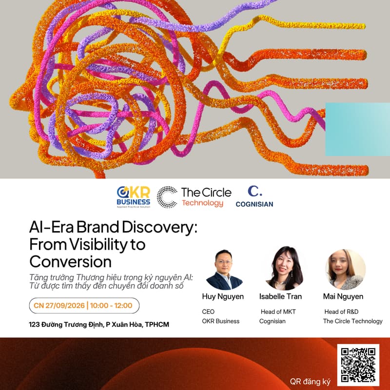 Cover Image for AI-Era Brand Discovery: From Visibility to Conversion | Tăng trưởng Thương hiệu trong kỷ nguyên AI: Từ được tìm thấy đến chuyển đổi doanh số