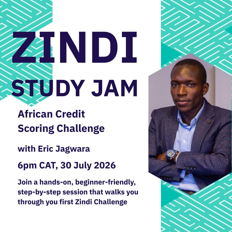 Cover Image for Zindi Study Jam Series 007: July Series