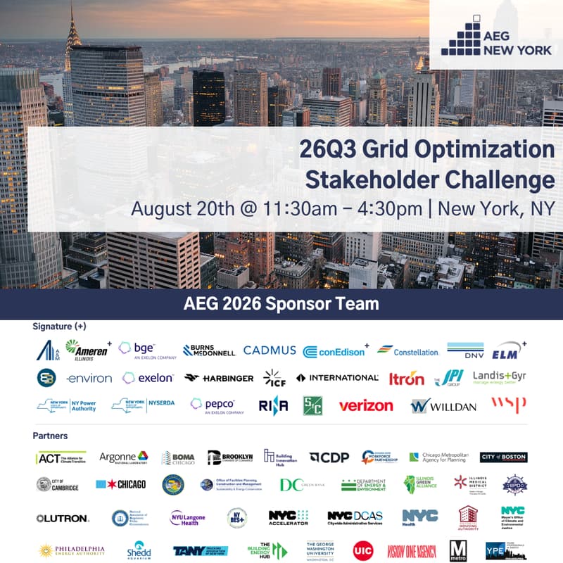 Cover Image for AEG New York 26Q3 Grid Optimization Stakeholder Challenge