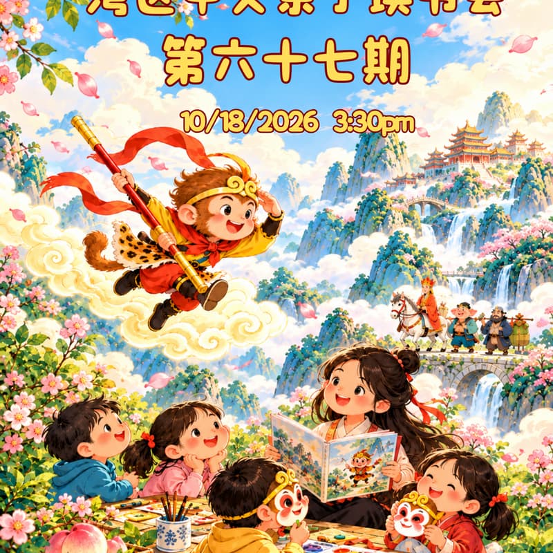 Cover Image for 湾区中文亲子读书会 · 第六十七期