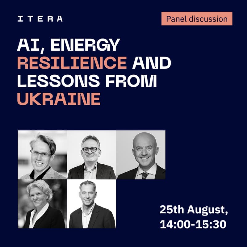 Cover Image for AI, Energy Resilience and Lessons from Ukraine - Panel by ITERA