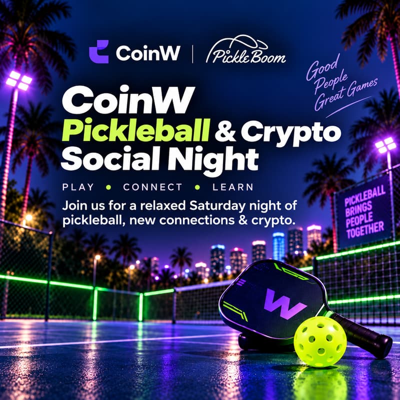 Cover Image for 🎾 CoinW Pickleball & Crypto Social Night