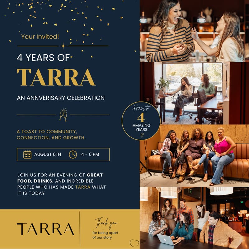 Cover Image for 4 Years of TARRA: Celebrating What's Next