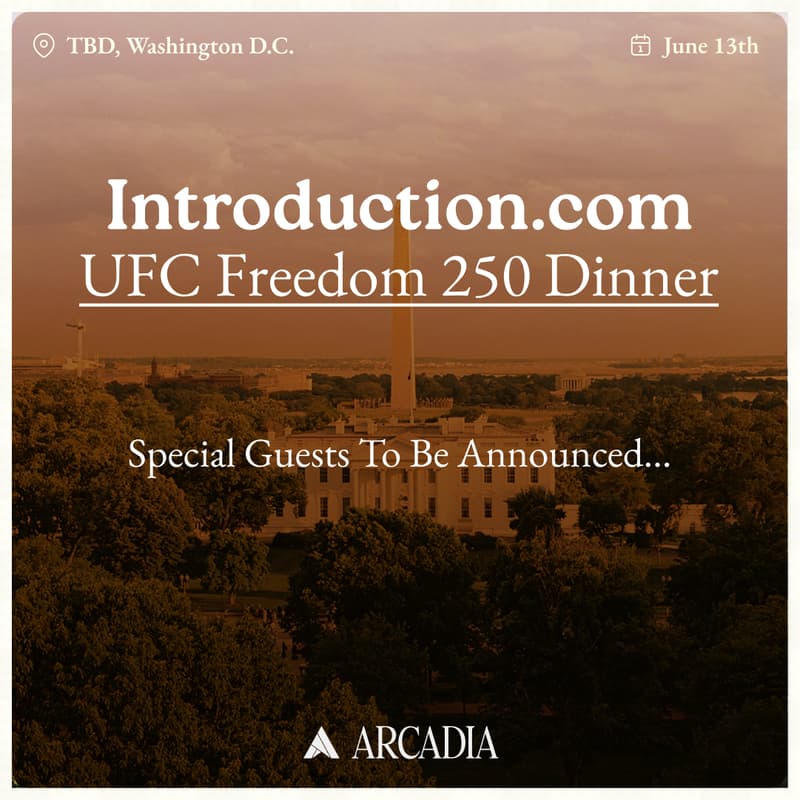 Cover Image for VIP Only: Institutions & Introductions at UFC Freedom 250