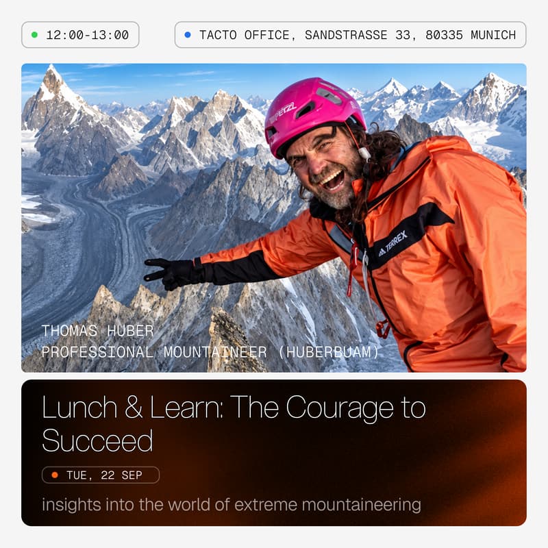 Cover Image for Lunch & Learn: The Courage to Succeed with Thomas Huber
