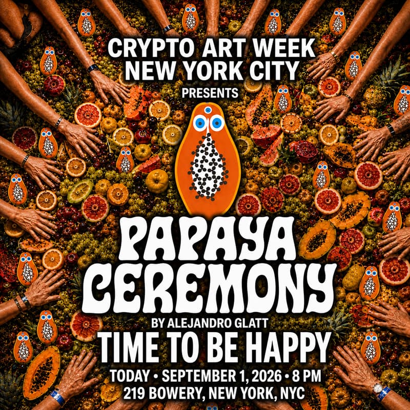 Cover Image for Crypto Week Papaya Ceremony X Time To Be Happy
