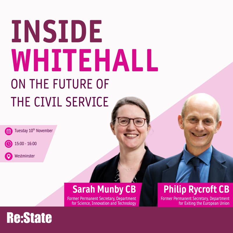 Cover Image for Inside Whitehall: on the future of the civil service