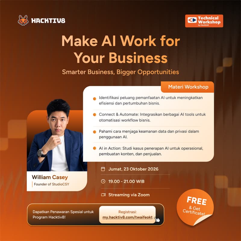 Cover Image for Make AI Work for Your Business: Smarter Business, Bigger Opportunities