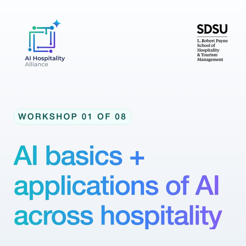 Cover Image for AIHA WORKSHOP 01: Fifty Shades of Intelligence: What AI Is — and What It Means for Hospitality