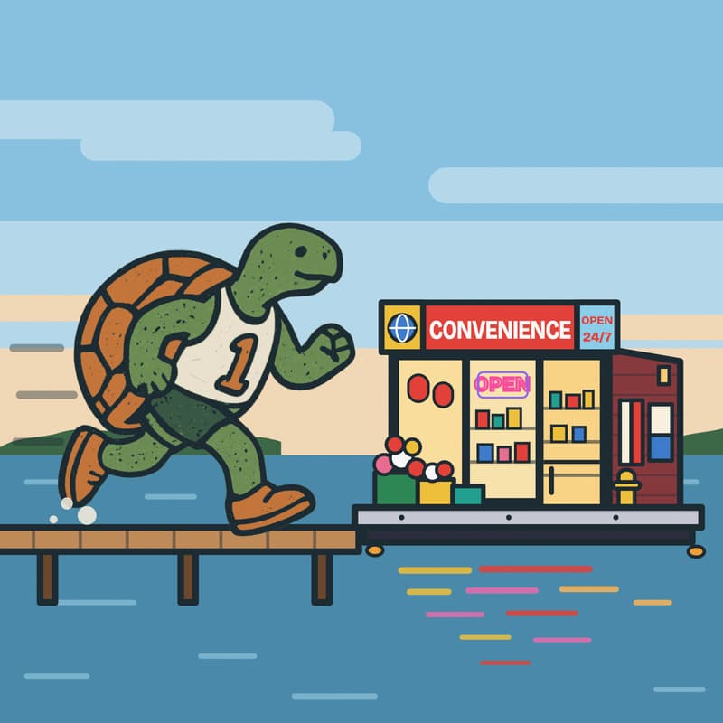 Cover Image for A Lowkey 5k Run To the Floating Convenience Store 🏪🌊