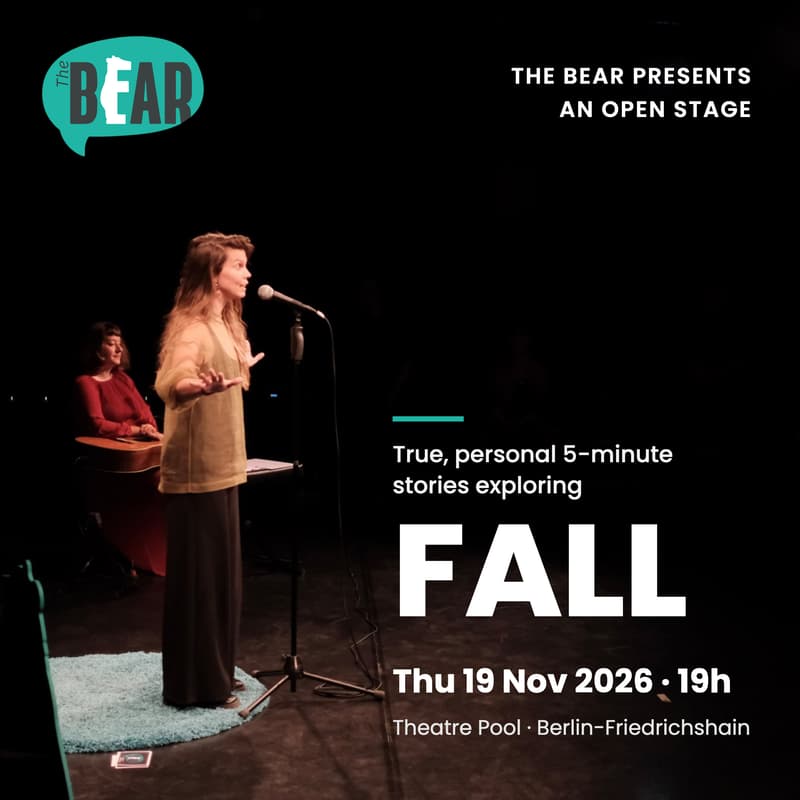 Cover Image for THE BEAR: 8 True Stories. Told Live. November Edition.