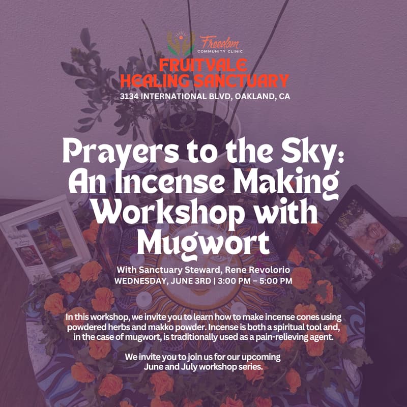 Cover Image for Prayers to the Sky: An Incense Making Workshop with Mugwort