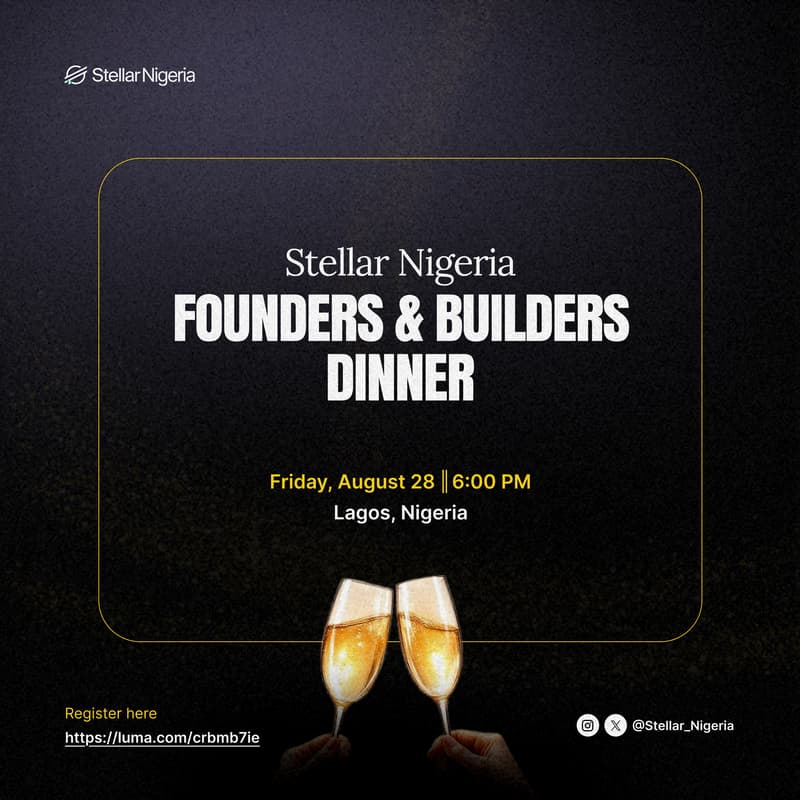 Cover Image for Stellar Nigeria Founders & Builders Dinner