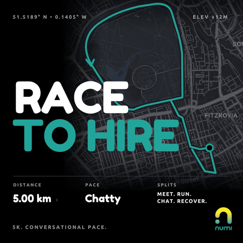 Cover Image for RACE TO HIRE run club