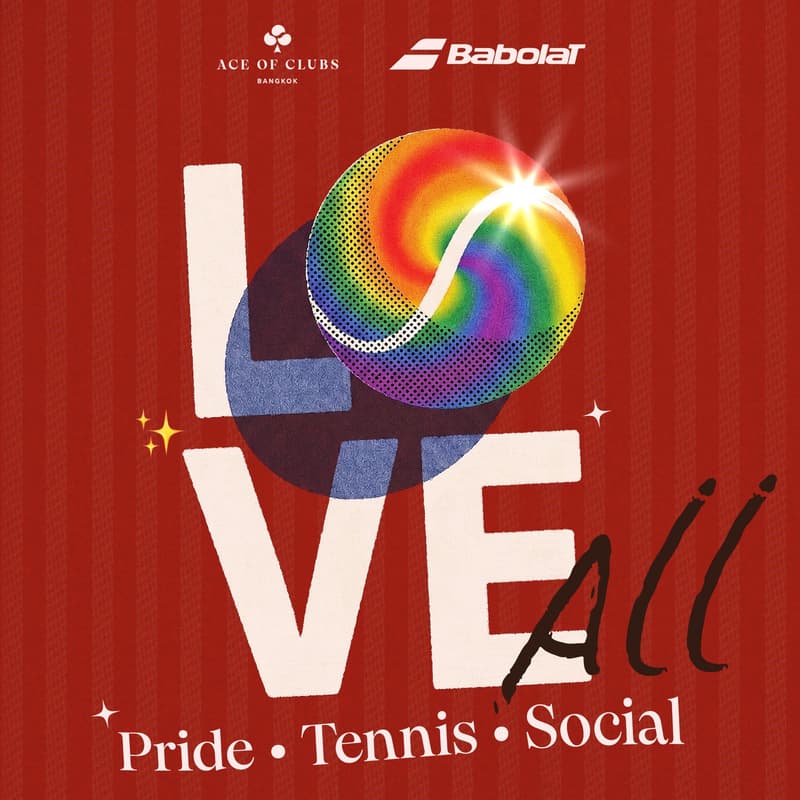 Cover Image for Love All: A Pride Tennis event by Babolat Thailand