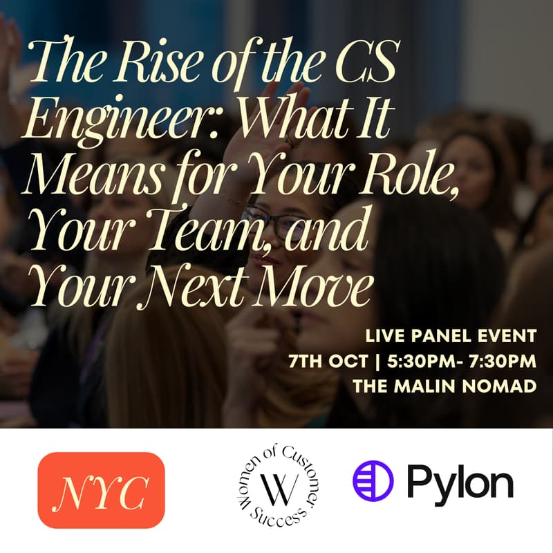 Cover Image for WoCS x Pylon: The Rise of the CS Engineer: What It Means for Your Role, Your Team, and Your Next Move