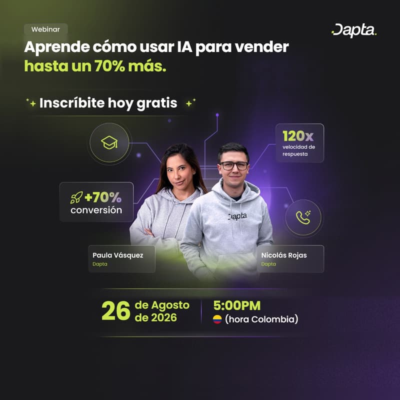 Cover Image for Aprende cómo usar IA para vender hasta un 70% más.