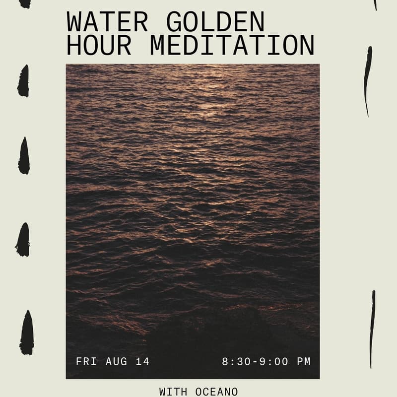 Cover Image for Water Golden Hour Meditation with Oceano