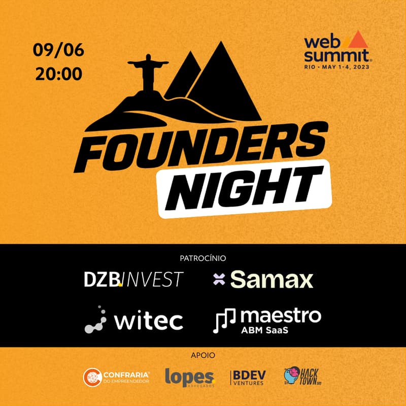 Cover Image for Happy Hour Founders Night | Web Summit Rio 2026 🌎 Where founders from every market meet 🌏