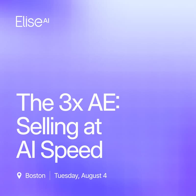 Cover Image for The 3x AE: Selling at AI Speed (Boston)
