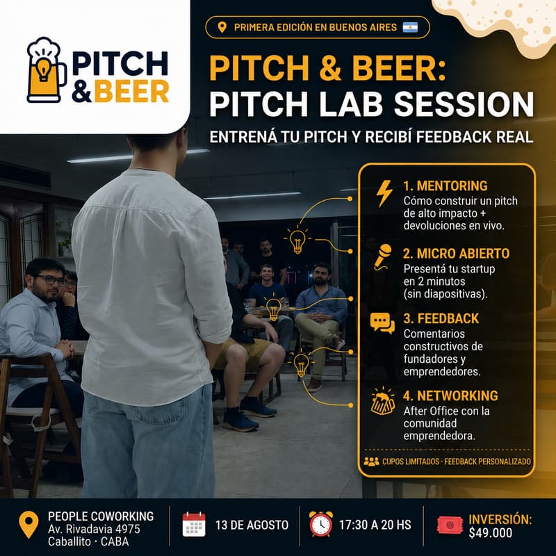 Cover Image for Pitch and Beer - Pitch Lab Session