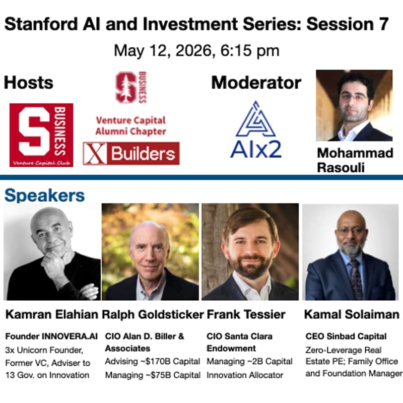 Cover Image for Stanford AI and Investment Series: Session 7