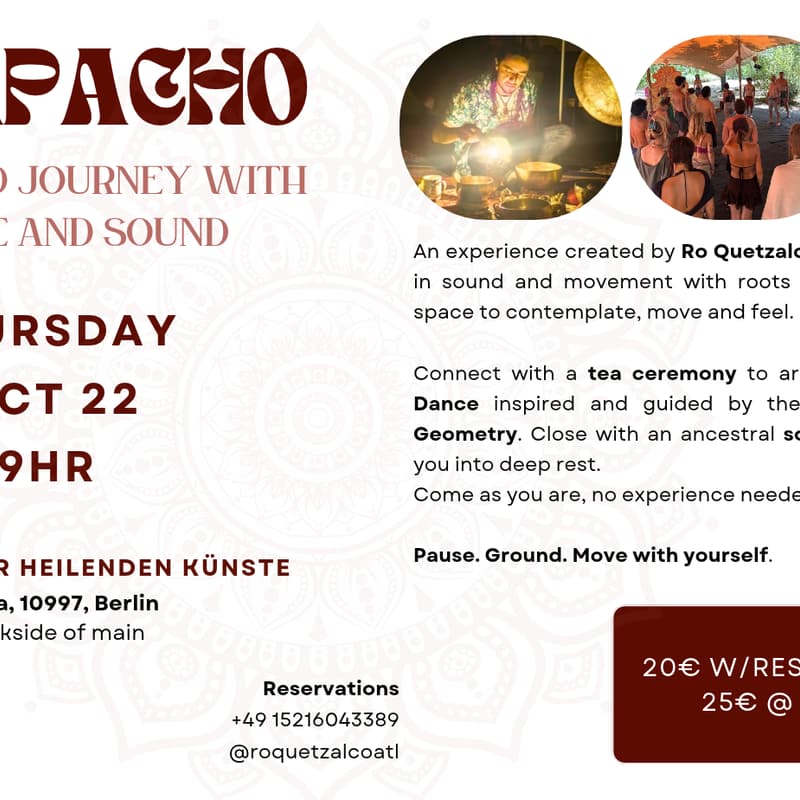 Cover Image for APAPACHO: A curated journey with tea, dance and sound