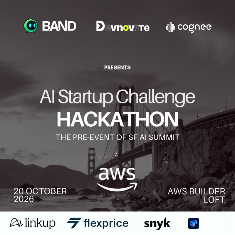 Cover Image for AI Startup Challenge Hackathon: The Pre-Event of SF AI Summit
