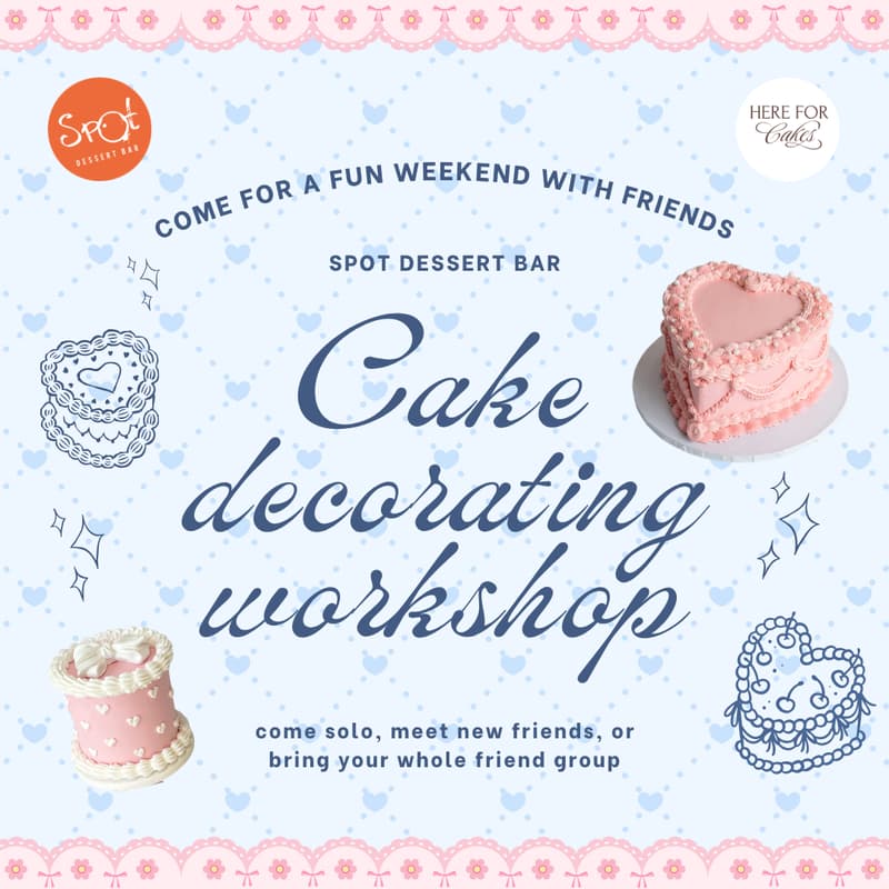 Cover Image for Cake Decorating Workshop @SPOT